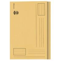 Office Depot Square Cut Folder A4 Yellow Manila 180 gsm Pack of 100