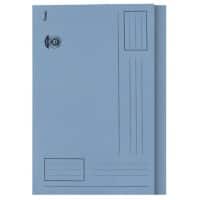Office Depot Square Cut Folder A4 Blue 180gsm Manila Pack of 100