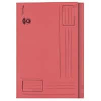 Office Depot Square Cut Manilla Folders Heavy Weight Manilla 285gsm, Foolscap, Red - Pack of 100