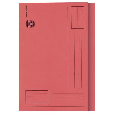 Office Depot Square Cut Folder Red Manila 285 gsm Pack of 100