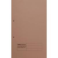 Office Depot Spiral File Folio Buff Manila 285 gsm 350 Sheets 2 Holes Pack of 25