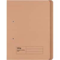 Viking Spiral File Folio Buff Manila 285 gsm 2 Holes Pack of 50