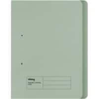 Viking Spiral File Folio Green Manila 285 gsm 2 Holes Pack of 50
