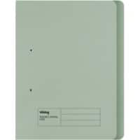 Office Depot Spring Coil Flat File Foolscap Green Manila 34.4 x 2.5 x 35.4 cm Pack of 50