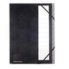 Office Depot Divider Book A4 Black Pressboard 25.8 x 2.5 x 34.2 cm