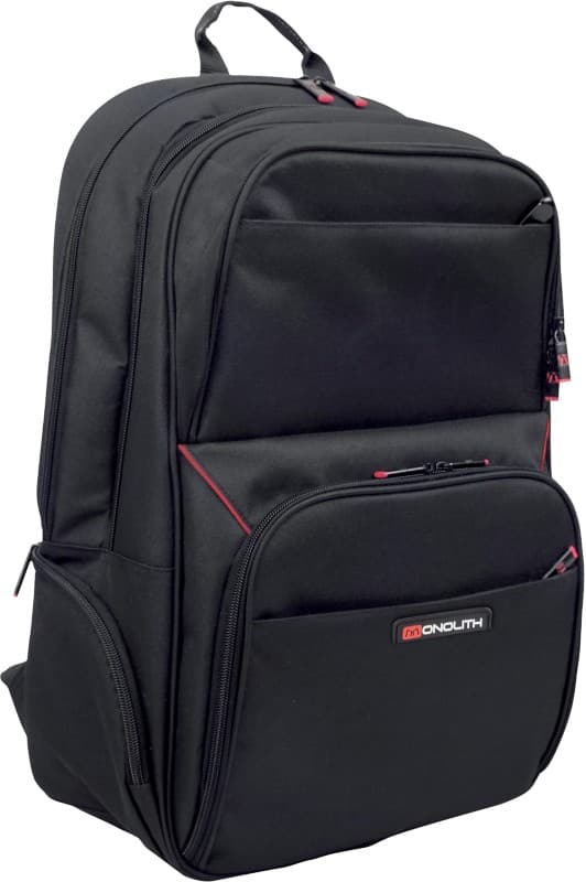 Monolith Laptop Backpack Motion II 15.6 Inch Polyester Black 34.5 x 17 x 51 cm