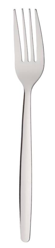 Genware Table Fork Millenium Stainless Steel Silver Pack of 12