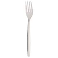 Genware Dessert Fork Stainless Steel Silver Pack of 12