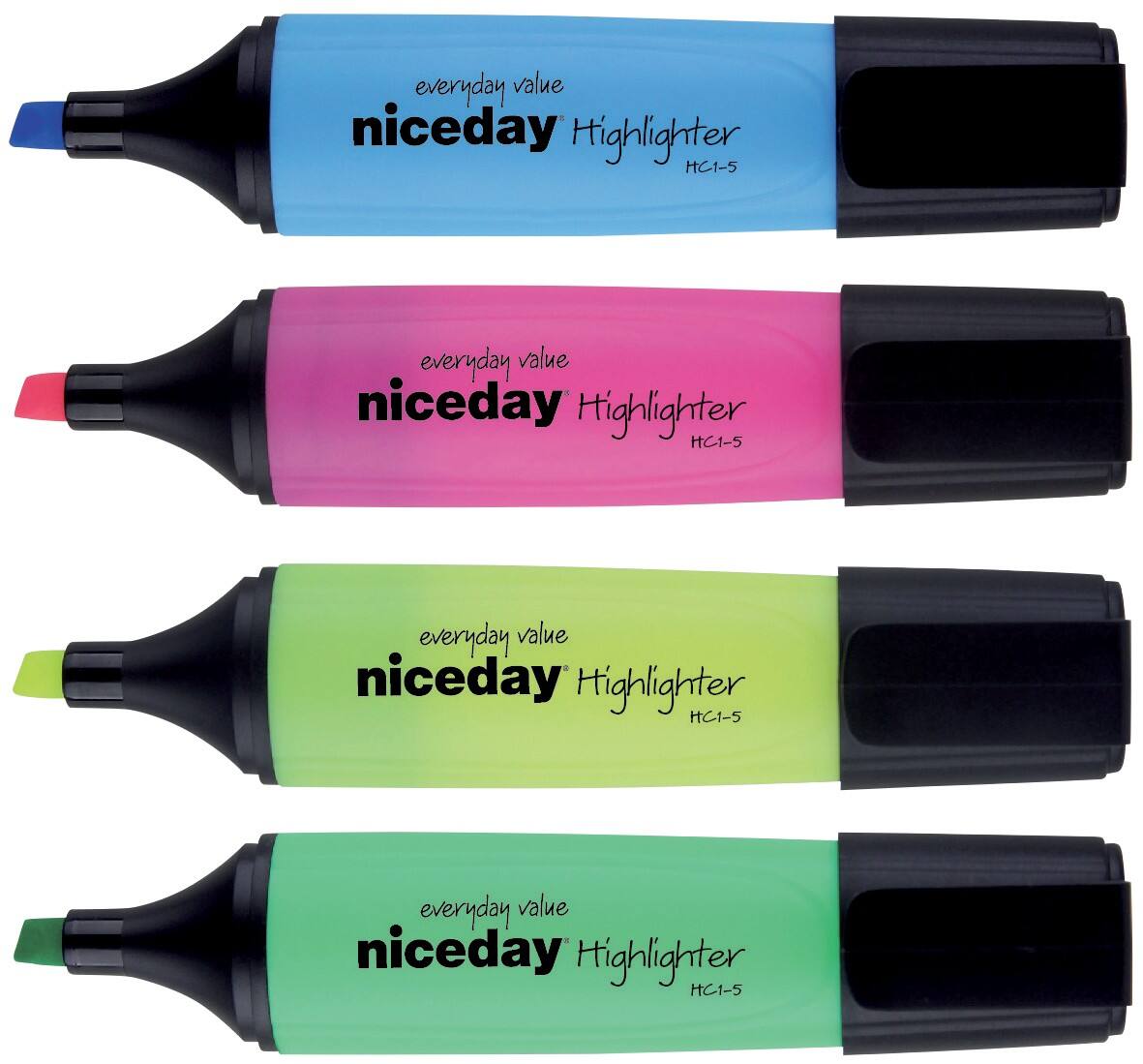 Niceday Highlighter HC1-5 Assorted Pack 10