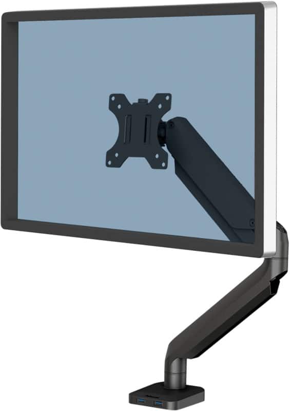 Fellowes Platinum Series Monitor Arm 8043301 Height Adjustable 32 " Black