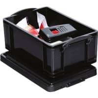 Really Useful Box Storage Box 9 L Black 25.5 x 39.5 x 15.5 cm