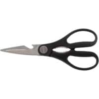 Genware Kitchen Scissors Stainless Steel 177.8 mm Black