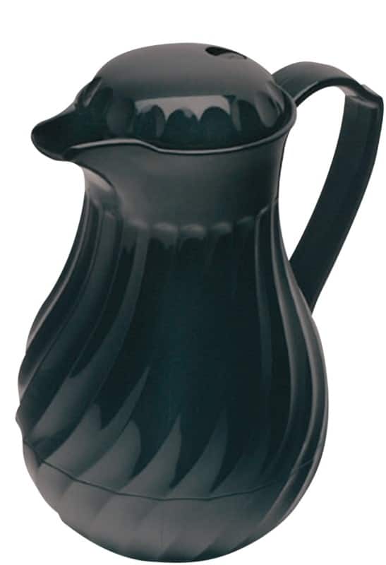 Genware Insulated Beverage Server Polypropylene 1.2L Black