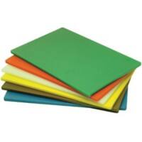 Genware Chopping Board Polyethylene Low Density Yellow