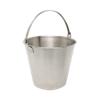 Genware Bucket Stainless Steel 12L Economy Silver