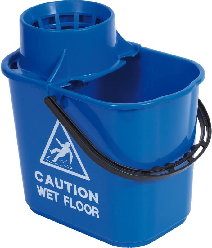 Robert Scott Mop Bucket with Wringer Plastic Blue 15L