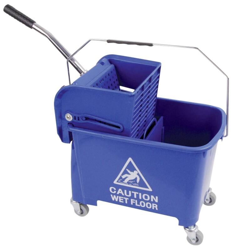 Robert Scott Mop Bucket with Wringer Plastic Blue 20L