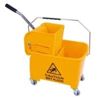 Robert Scott Mop Bucket with Wringer Plastic Yellow 20L