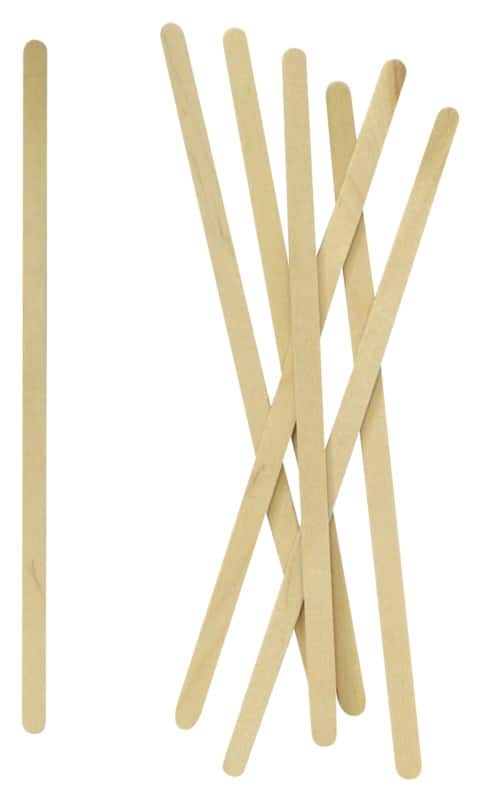 Plastico Disposable Stirrers Birchwood 0.5 x 0.1 x 14cm Brown Pack of 1000