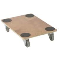 SLINGSBY Platform Dolly Plywood 45 x 68 x 13.5 cm Brown