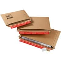 ColomPac Corrugated Cardboard Envelopes 250 (W) x 353 (D) x 30 (H) mm Brown Pack of 20