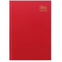 Letts Academic Diary 2025, 2026 A5 Week to view Red A3XRD