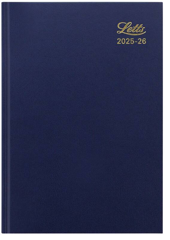 Letts academic diary 2024, 2025 a5 weekly blue a3xbl