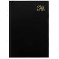 Letts Academic Diary 2025, 2026 A5 Week to view Black A3XBK