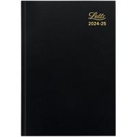 Letts Academic Diary 2024, 2025 A5 Weekly Black A3XBK