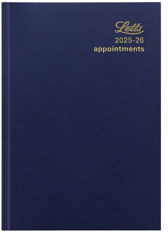 Letts academic diary 2024, 2025 a5 1 day per page english blue a1xbl