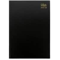 Letts Academic Diary 2024, 2025 A4 Weekly English Black A3ZBK