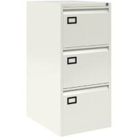 Bisley Filing Cabinet with 3 Lockable Drawers AOC3 470 x 622 x 1016mm White