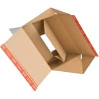 ColomPac Corrugated Cardboard Box 170 (W) x 238 (D) x 130 (H) mm Brown Pack of 10