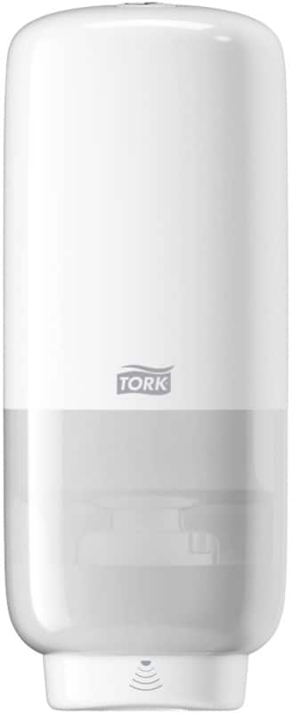 Tork Foam Soap Dispenser with Intuition sensor for Foam Soap and Foam Hand Sanitiser - 561600 - S4 Dispenser System for Hands-free Soap Dispensing, white
