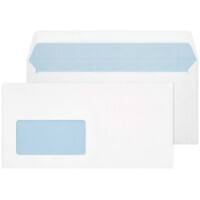 Premium Business Envelopes with Window DL 220 (W) x 110 (H) mm Adhesive Strip Ultra White 120 gsm Pack of 500