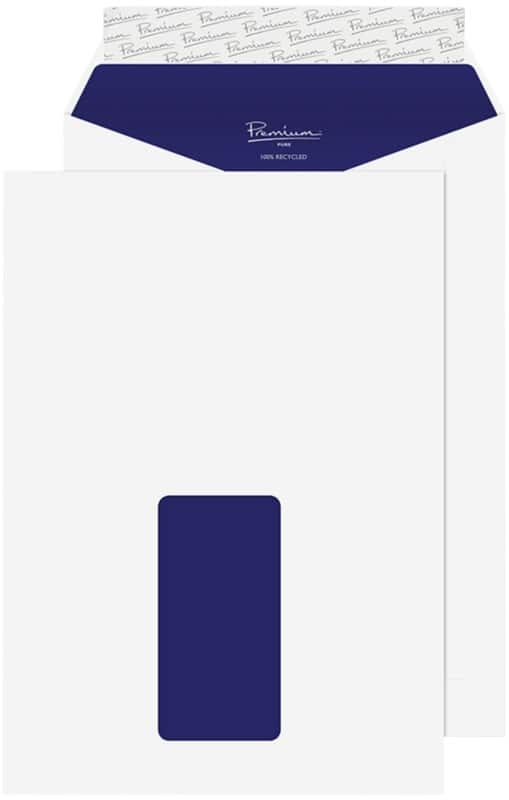 Blake Premium Pure Super White Wove C5 229x162mm Peel and Seel Window Envelope 120 gsm Pack 500