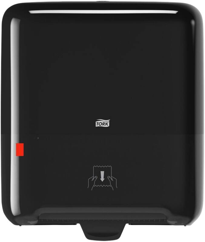 Tork Matic 551008 H1 Paper Hand Towel Dispenser Plastic Lockable Manual Black