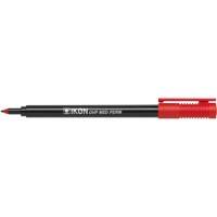 IKON OHP Bullet, Felt Tip OHP Marker Bullet, Felt Tip Medium Assorted Pack of 4