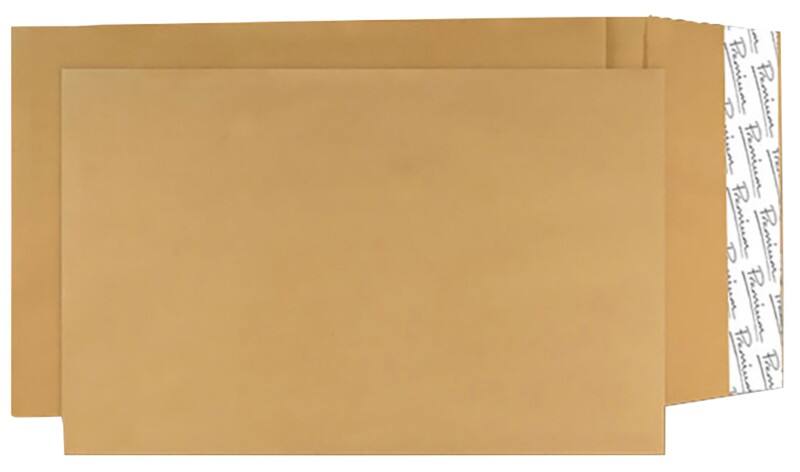 Blake Cream Manilla Gusset Envelope Peel and Seal C4 229x324x25mm 140 gsm Pack of 100