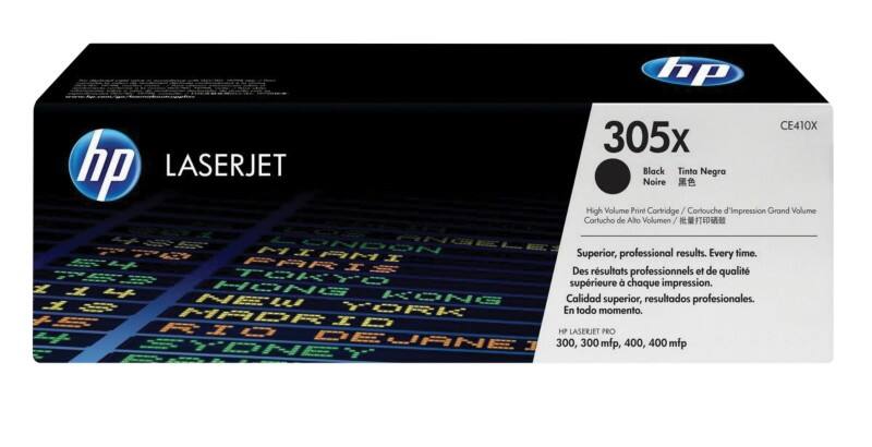 HP 305X Original Toner Cartridge CE410X Black