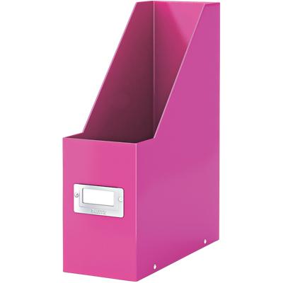 Leitz Click & Store WOW Magazine File Laminated Cardboard Pink 10.3 x 25.3 x 33 cm