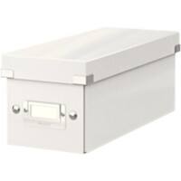 Leitz Click & Store WOW CD Storage Box Laminated Cardboard White 143 x 352 x 136 mm