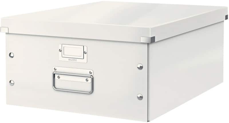 Leitz Click & Store WOW Storage Box A3 Laminated Cardboard White 369 x 482 x 200 mm