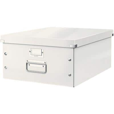 Leitz Click & Store WOW Storage Box A3 Laminated Cardboard White 369 x 482 x 200 mm