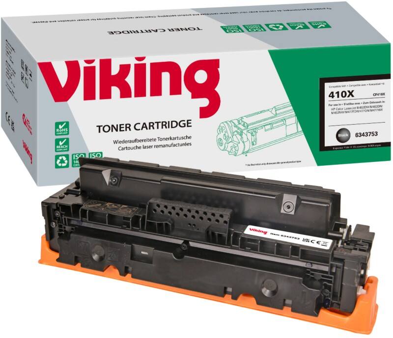 Viking 410X Compatible HP Toner Cartridge CF410X Black