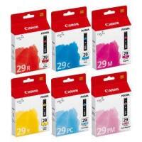 Canon PGI-29C/M/Y/PC/PM/R Original Ink Cartridge Cyan, Photo Cyan, Magenta, Photo Magenta, Yellow, Red Pack of 6 Multipack