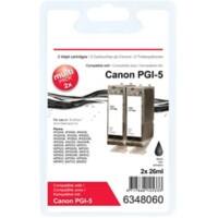 Office Depot Compatible Canon PGI-5BK Ink Cartridge Black Pack of 2 Duopack