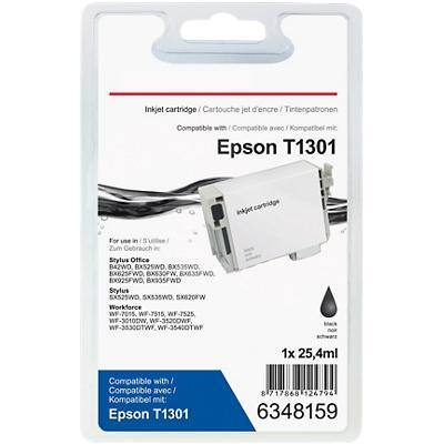 Office Depot Compatible Epson T1301 Ink Cartridge T13014010 Black