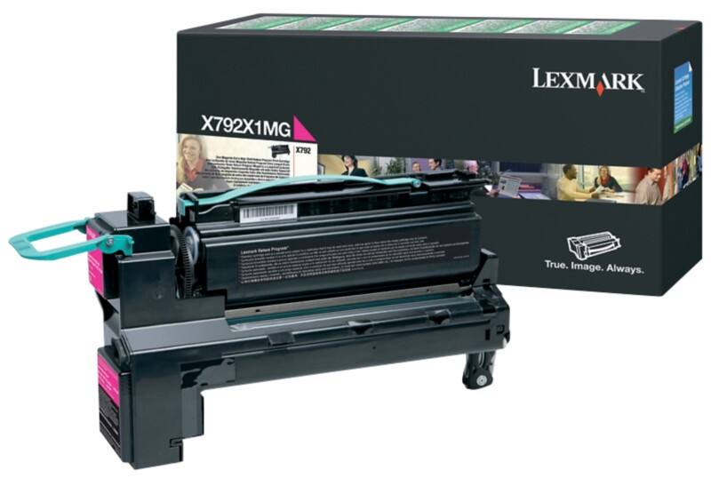 Lexmark Original Toner Cartridge X792X1MG Magenta