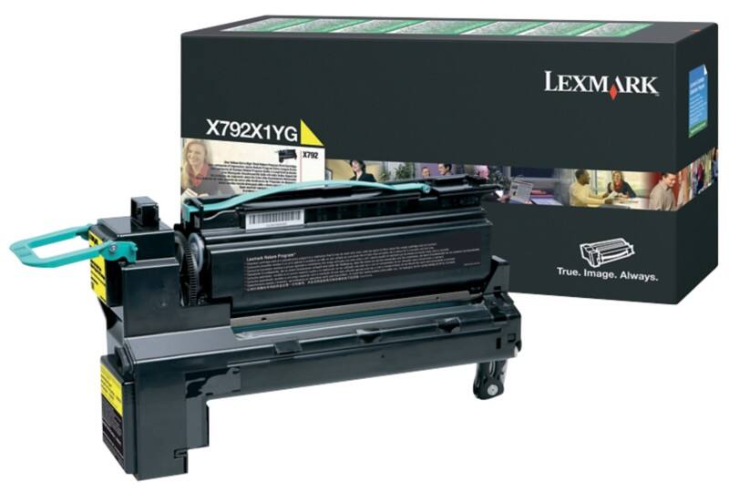 Lexmark Original Toner Cartridge X792X1YG Yellow